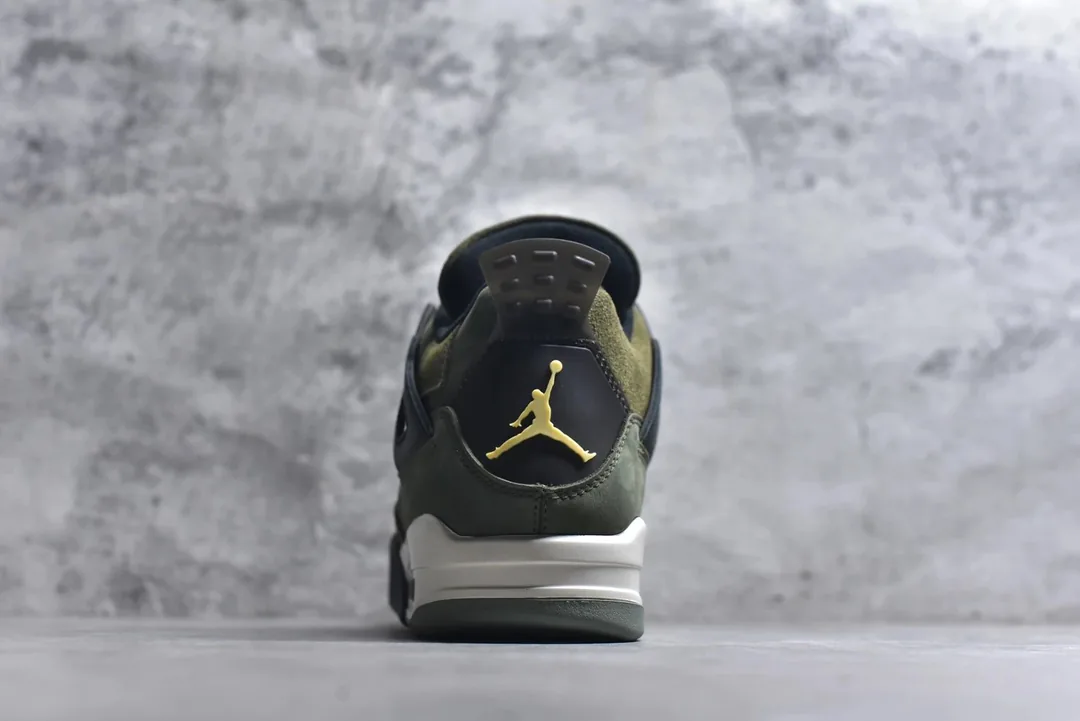 Air Jordan 4 Olive Canvas — Photo 4