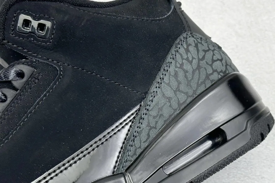 Grey Jordan 3 Black Cat — QC