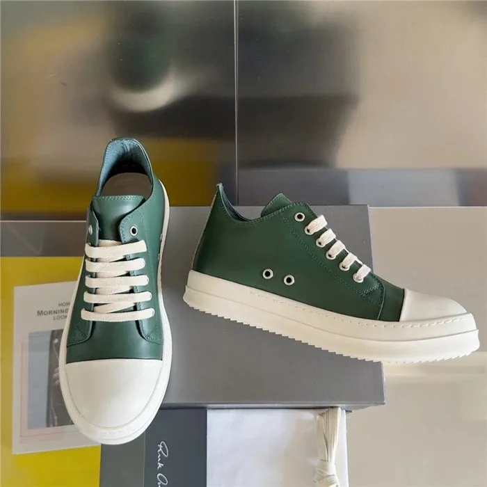 Rick Owens DRKSHDW Grey White Sneakers — photo 11