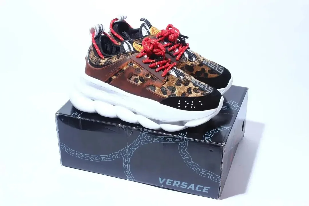 Versace Chain Reaction Black Trainers — Photo 14