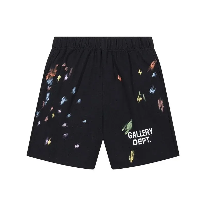 Splatter Print Shorts — Photo 4