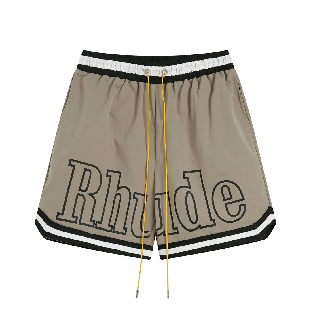 Rhude Letter Logo Knit Shorts — Photo 9