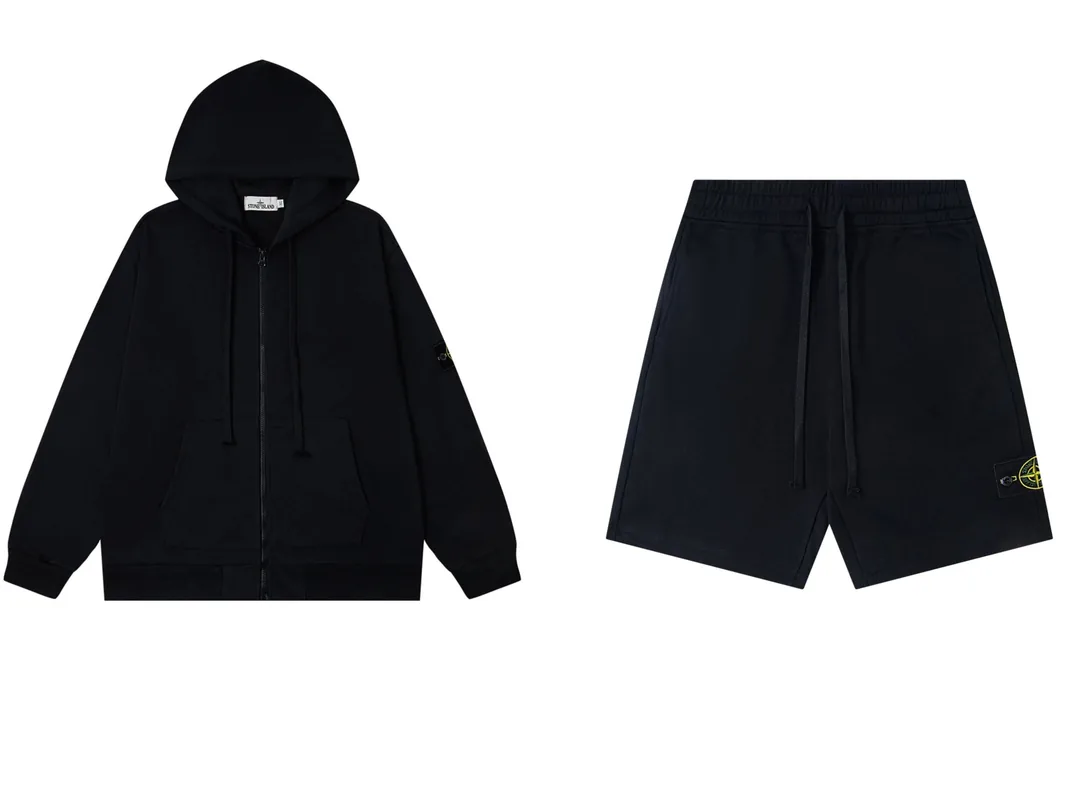Zip Hooded Sweatshirt Set — Photo 14