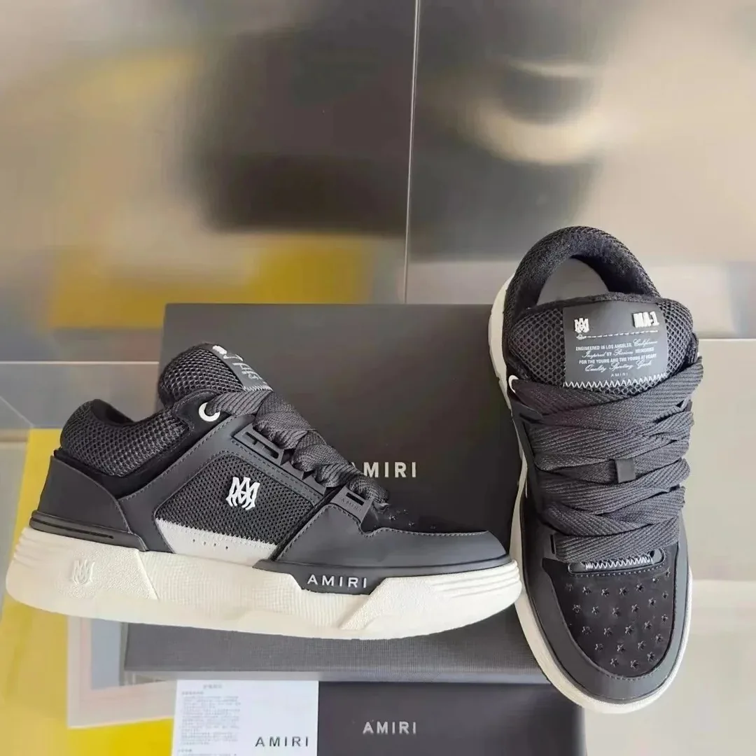 Amiri MA-1 Grey White Trainers — QC