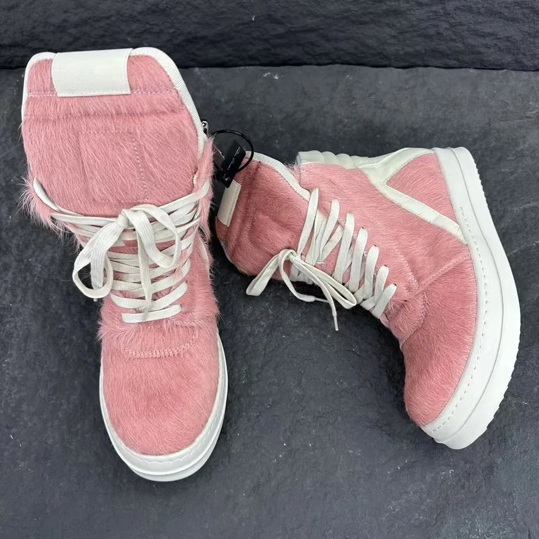 Rick Owens Ramones High-Top Fabled Pony — Photo 11