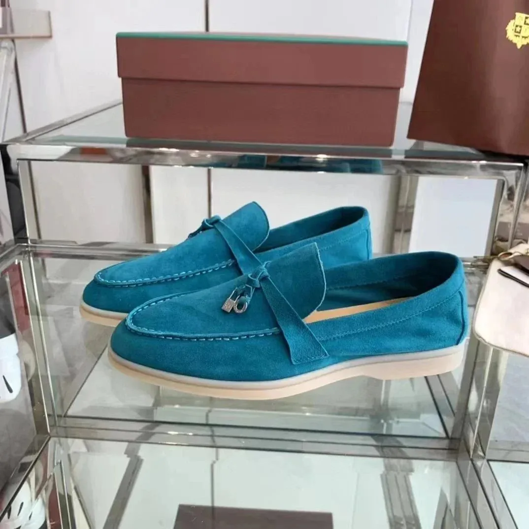 Loro Piana Summer Walk Dior B34 Beige Loafers — QC