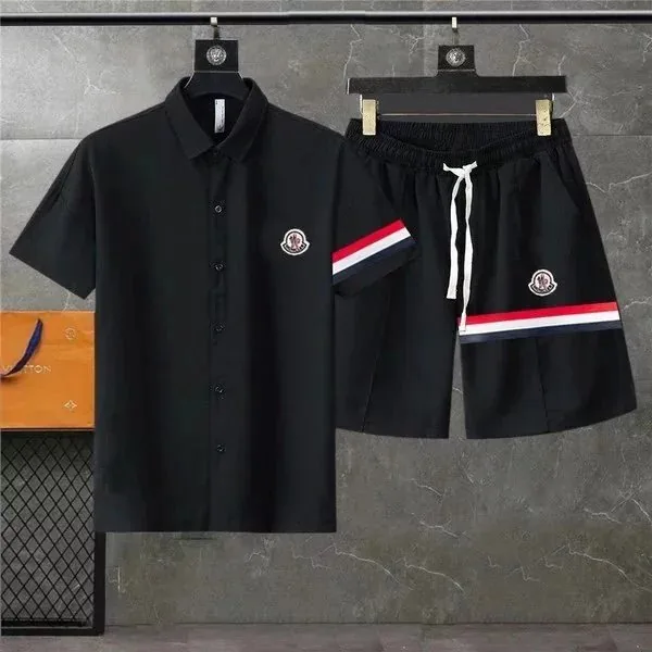 Prada Triangle Logo Shirt Shorts Set — QC