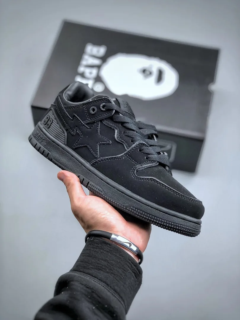 Bape Sta Bapesta Blue Black Low