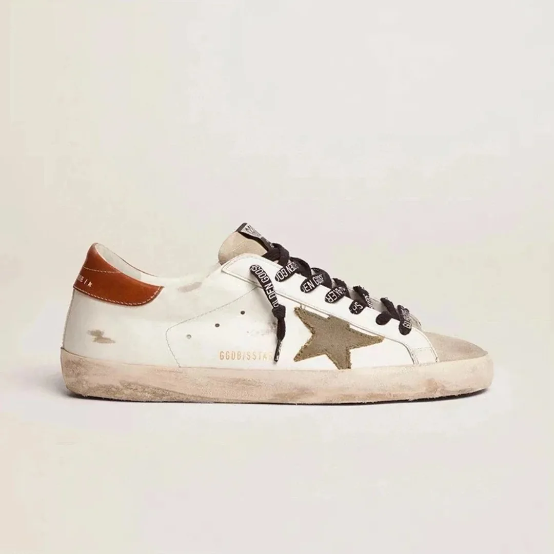 Golden Goose Super-Star Custom Lace-Up Skate Shoes — QC