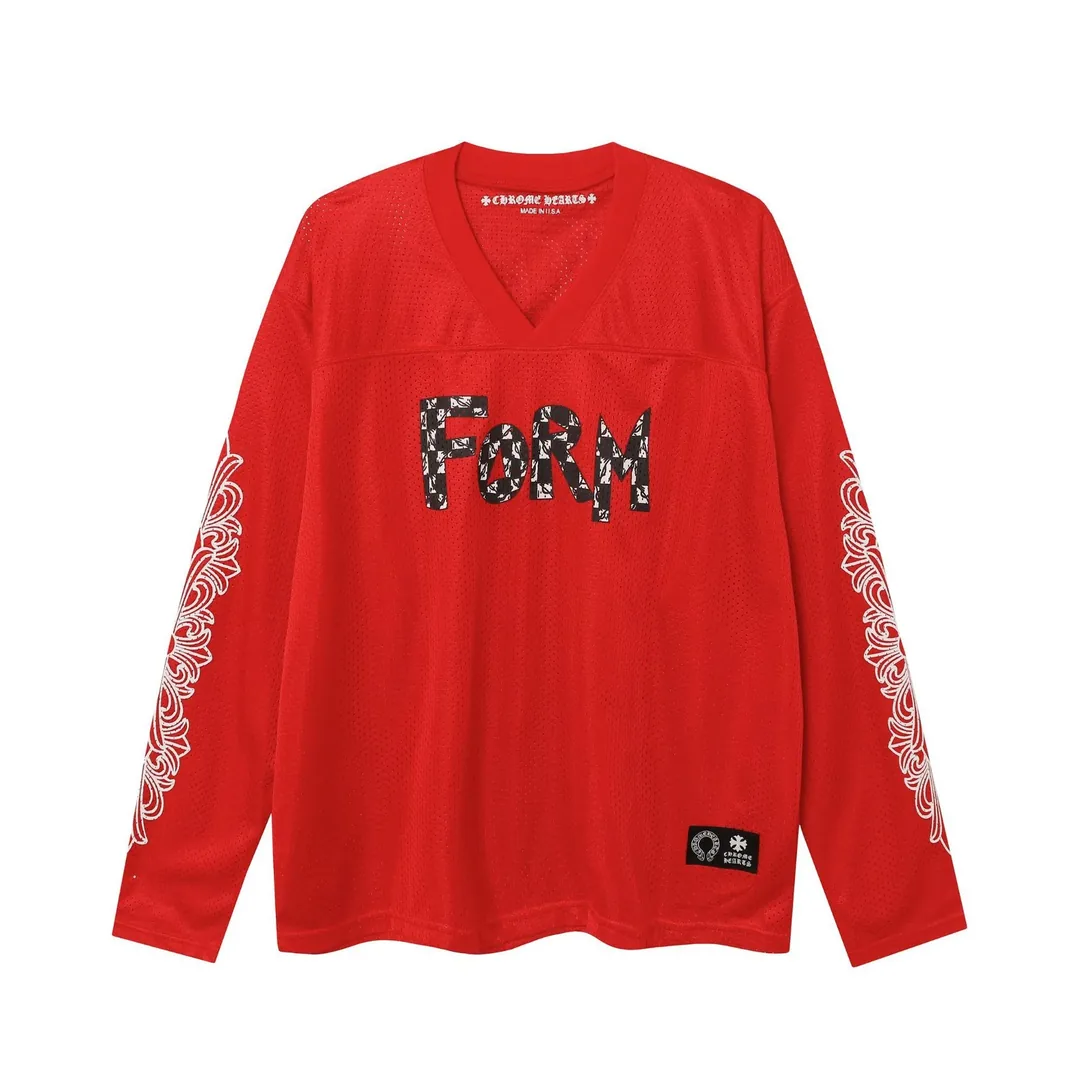 Chrome Hearts Sanskrit Print Hockey T-Shirt — Photo 15
