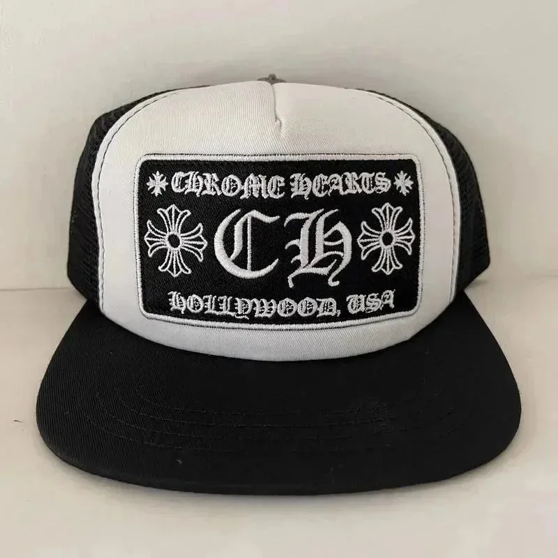 Chrome Hearts Cross Logo Trucker Cap Collection — QC