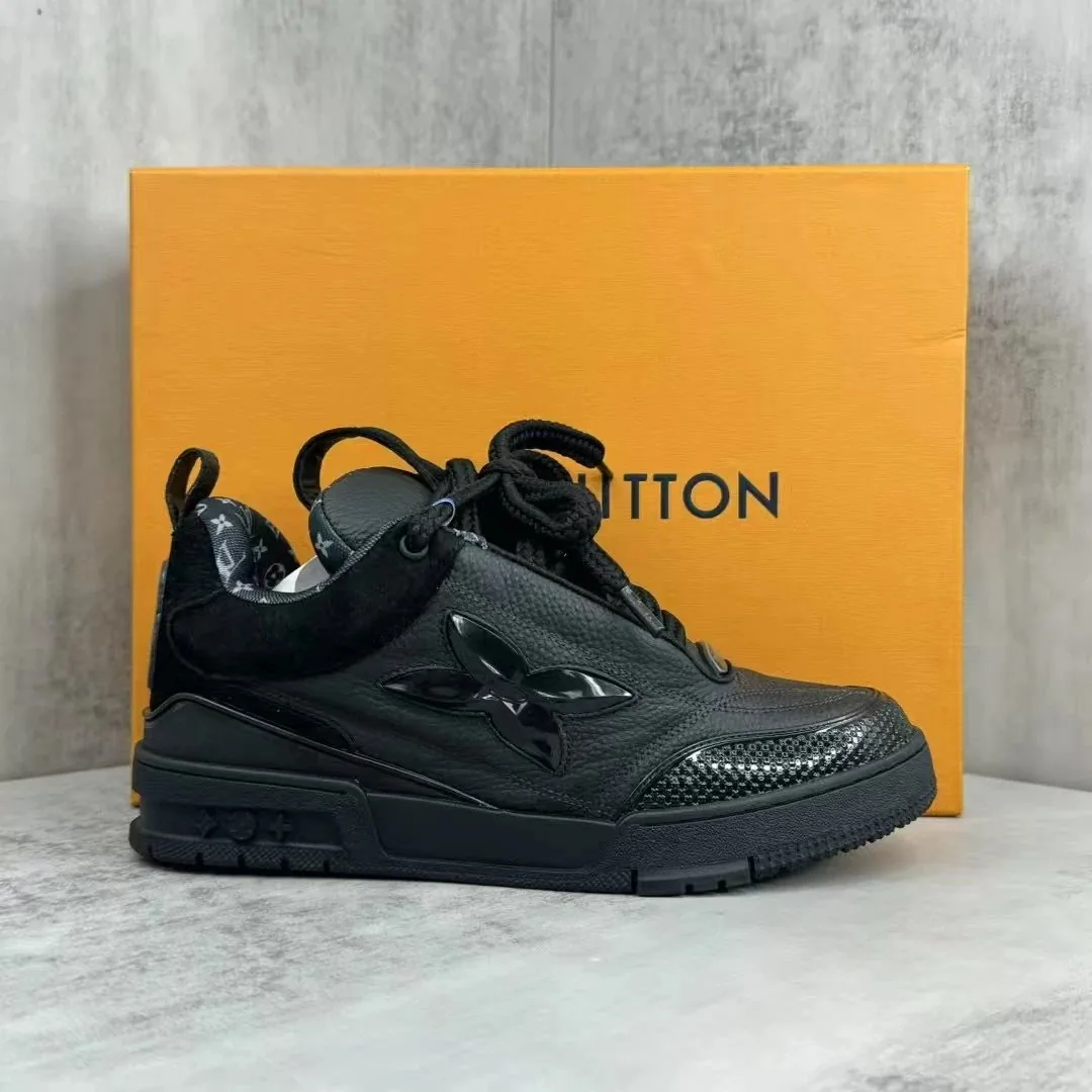 Louis Vuitton LV Trainer Black White Skate Shoes — photo 7