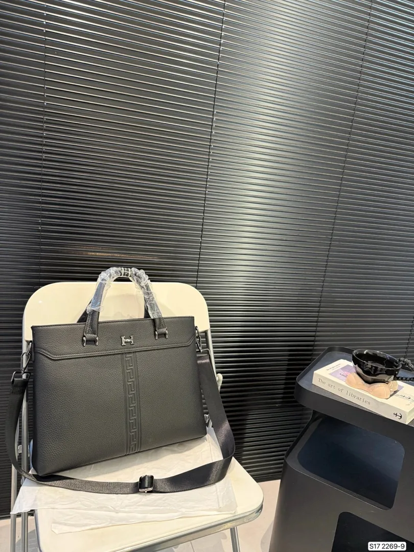 Hermes Mens Leather Briefcase — photo 4