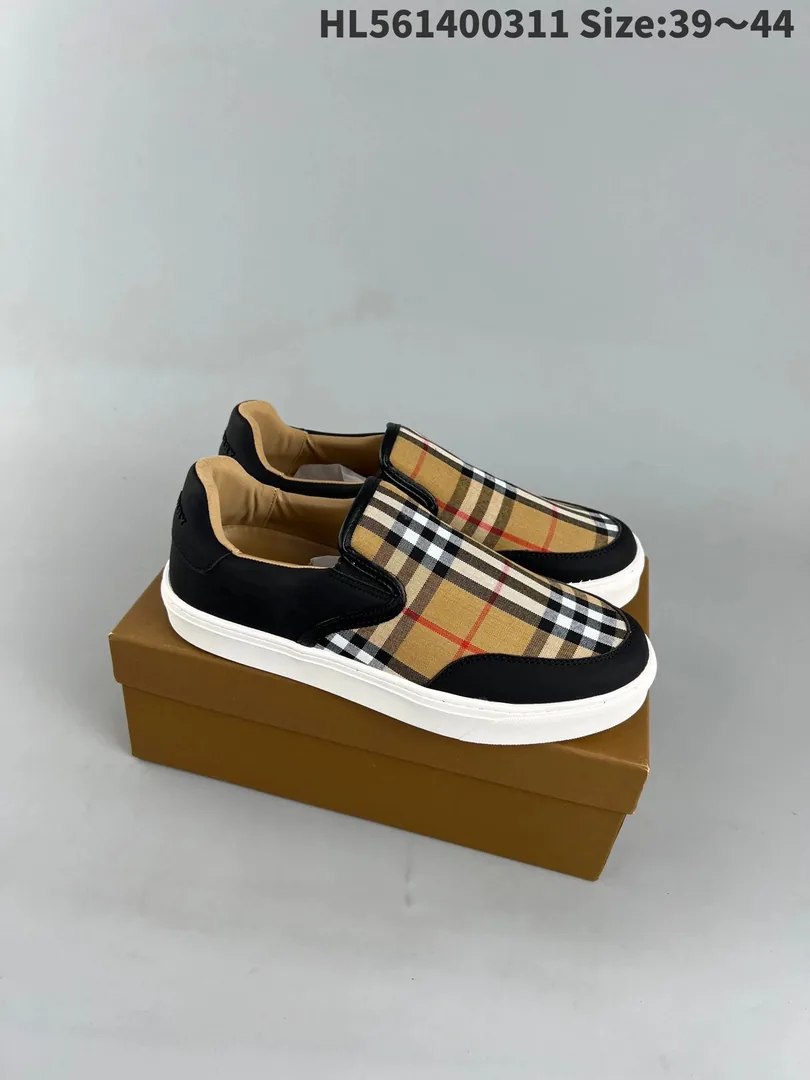 Burberry Vintage Check Sneaker White Black Rainbow Plaid Sneakers — Photo 14