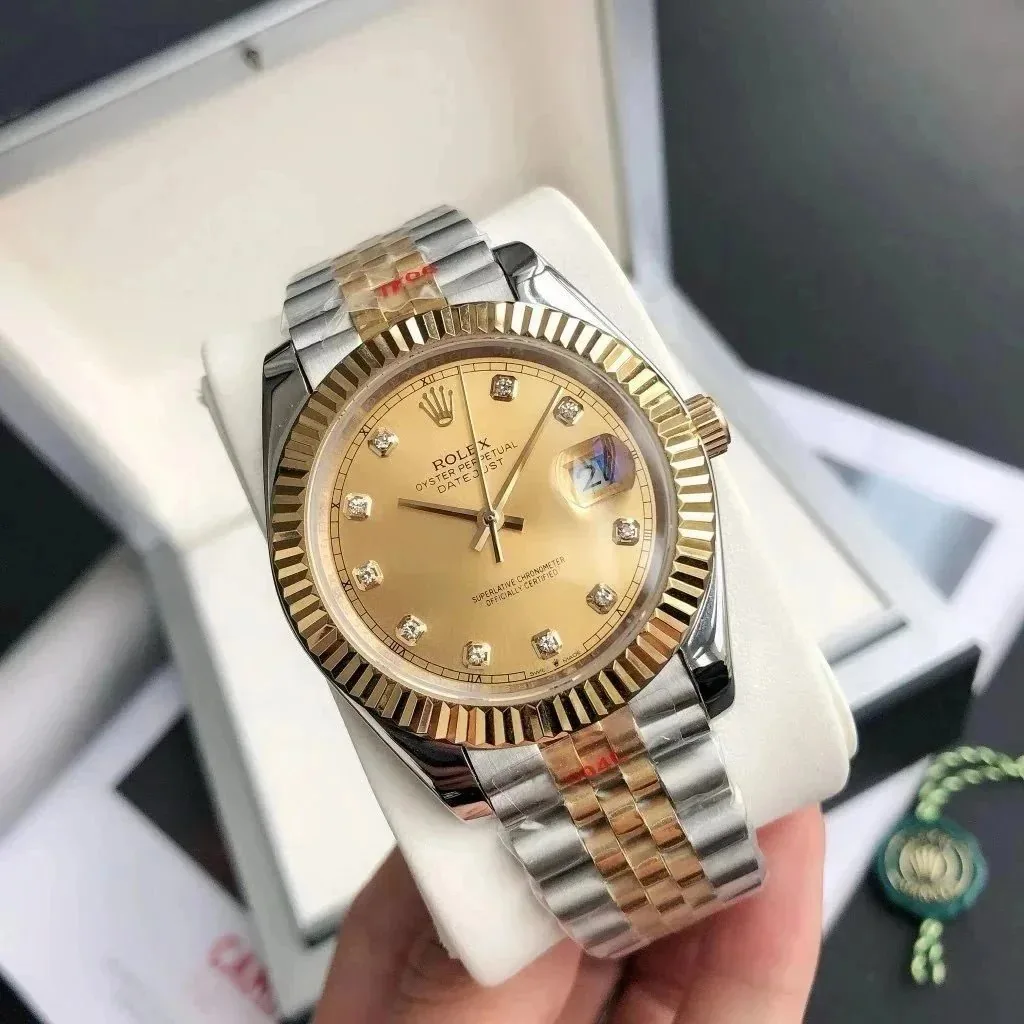 Rolex Oyster Perpetual Datejust Two-Tone Watch — Photo 13