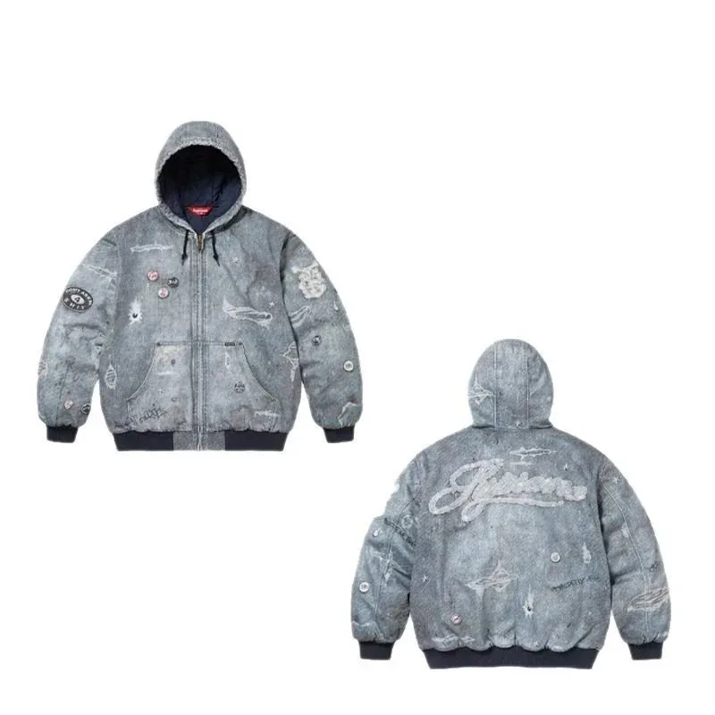 Camo Embroidered Fleece Hoodie — Photo 6