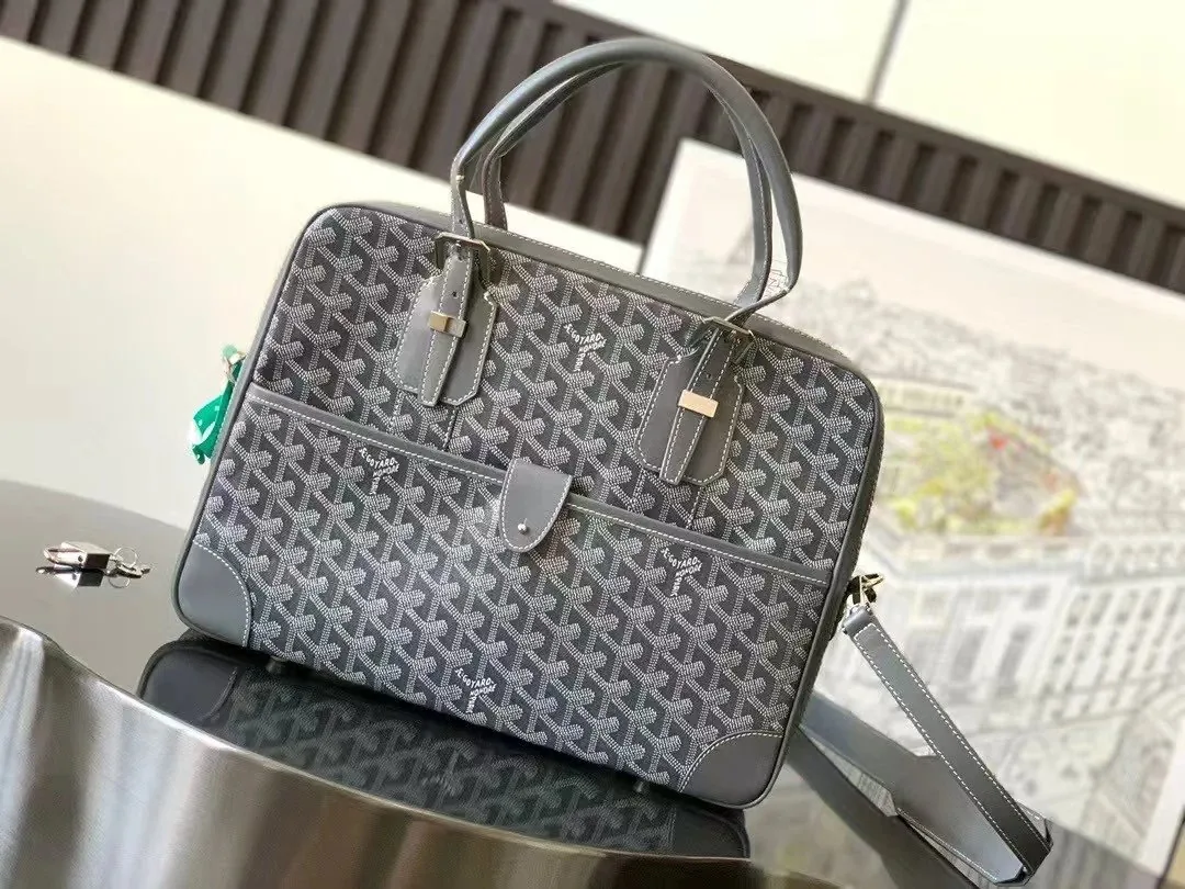Goyard Leather Tote Bag