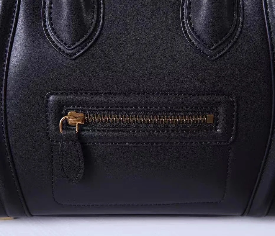 Celine Mini Luggage Black Smooth Leather — photo 8