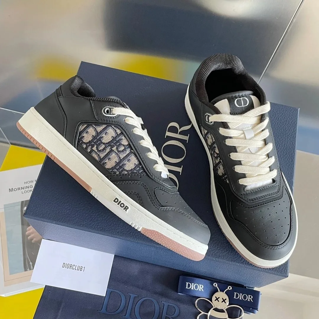 Dior B27 Black White Low Sneakers — Photo 15