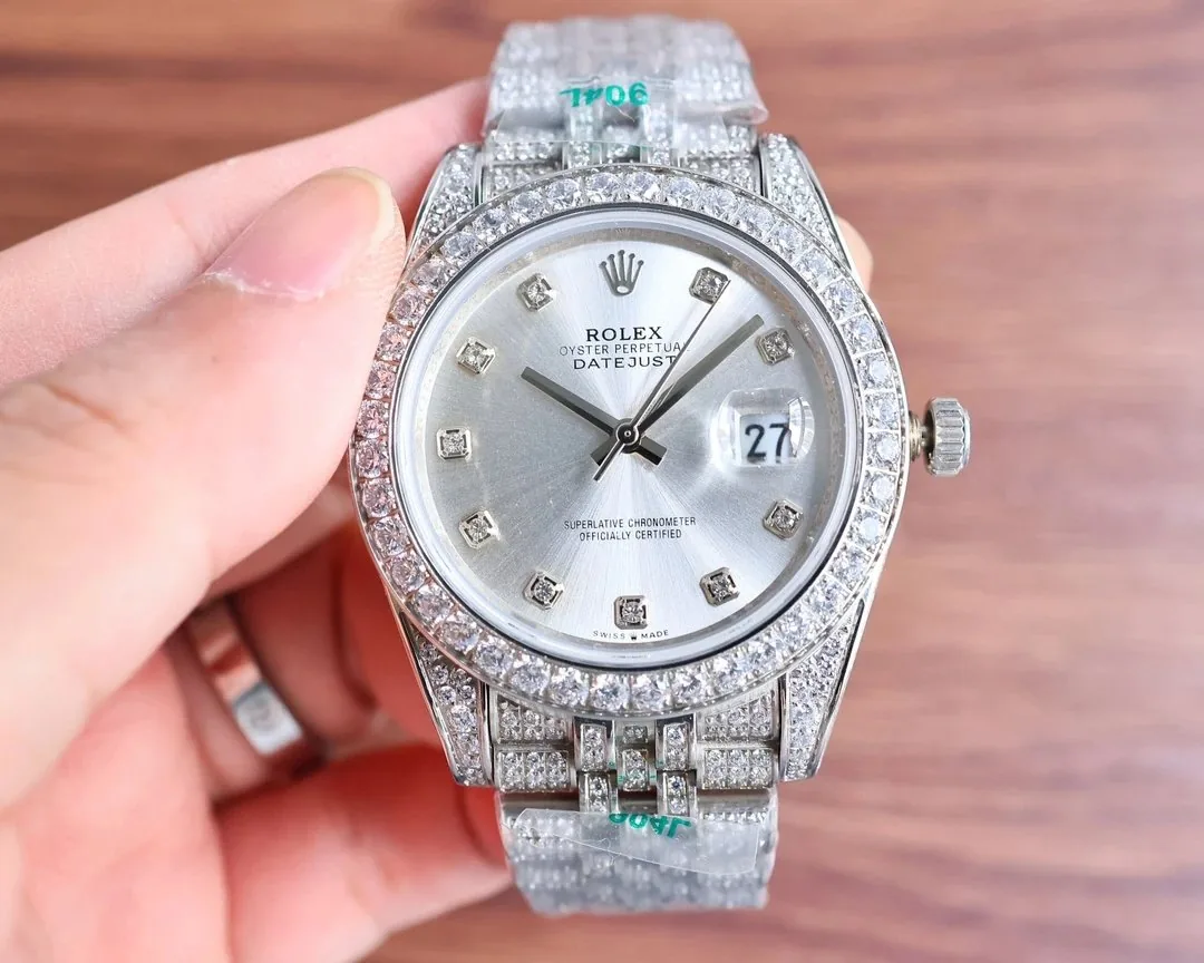 Full Diamond Custom Watch — QC