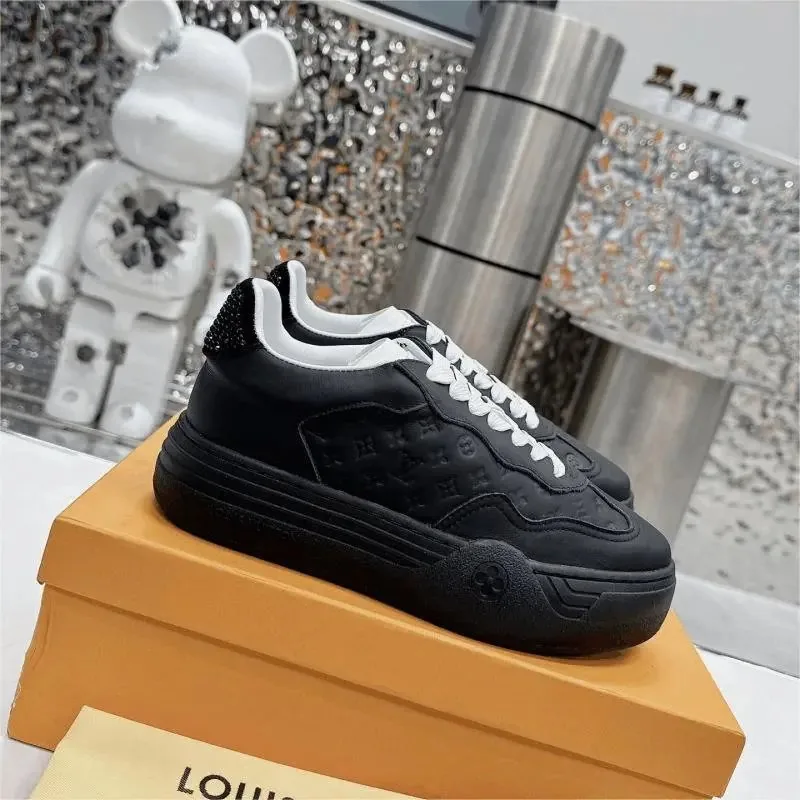 Louis Vuitton White Platform Sneakers