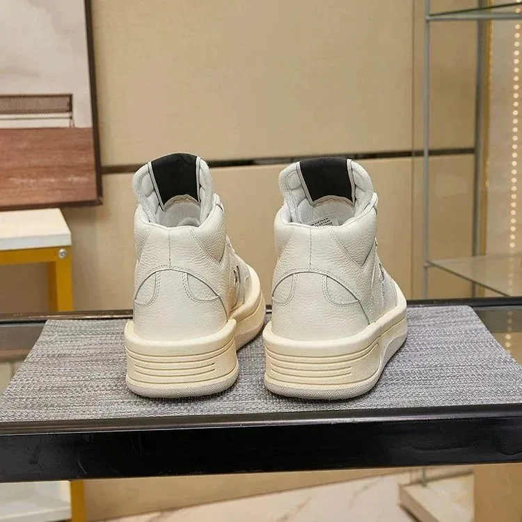 Cream Lace-Up Everyday Trainers — Photo 4