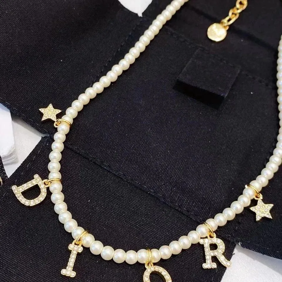 Pearl Letter Necklace