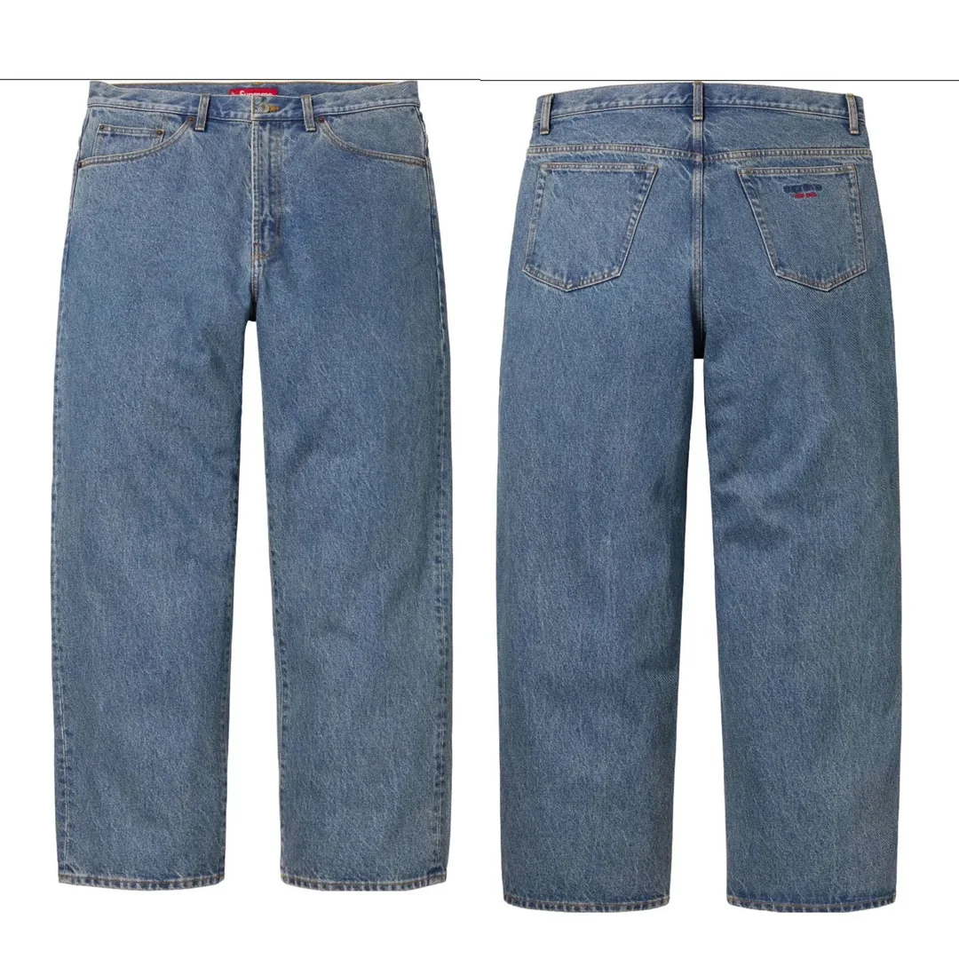 Supreme 3D Print Baggy Jeans — Photo 4