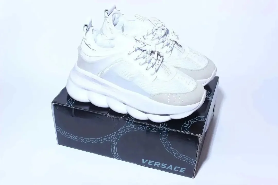Versace Chain Reaction Black Trainers — Photo 10