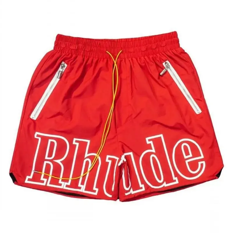 Rhude Drawstring Reflective Basketball Shorts — QC