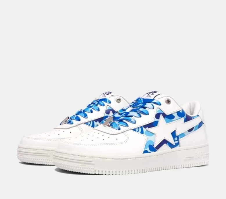 Bape Sta ABC Camo Cutout Sneakers — QC