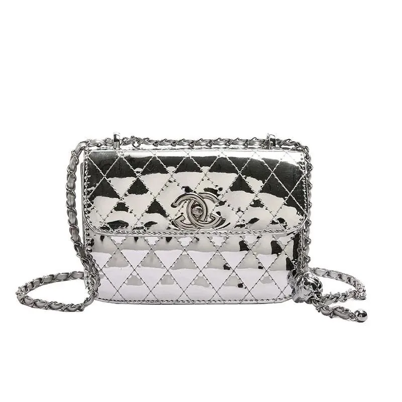 Quilted Chain Shoulder Bag — Photo 3