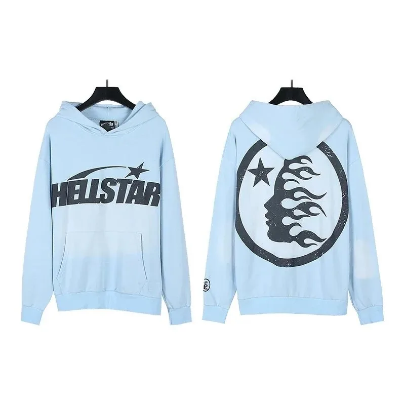 Hellstar Flame Face Washed Hoodie — Photo 14