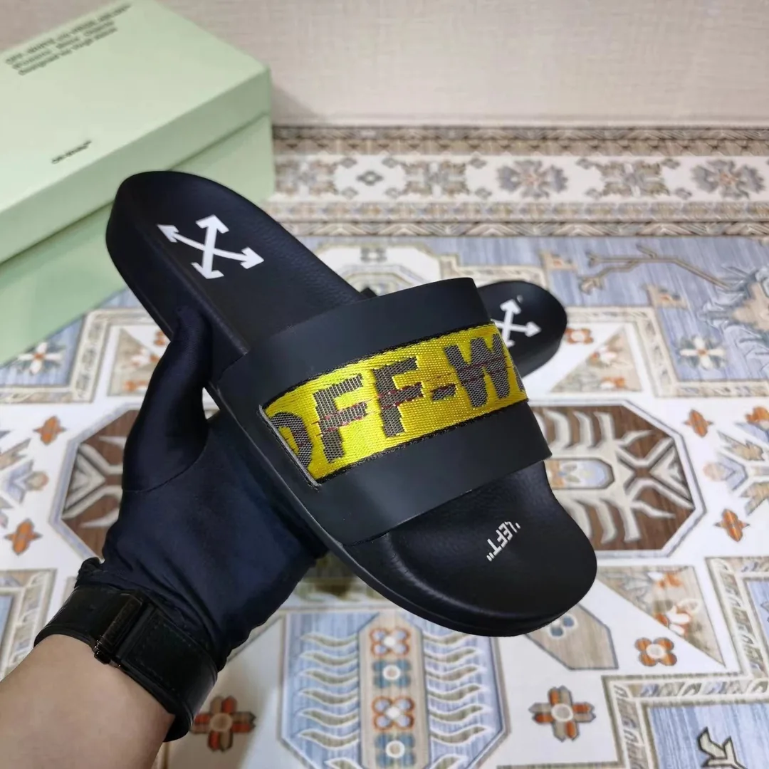 Off-White Industrial Slides — QC
