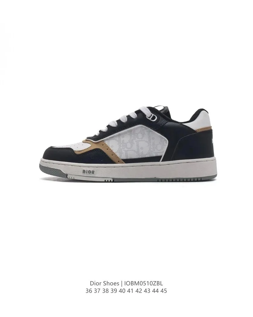 Dior B27 Grey Bee-Print Trainers — Photo 5