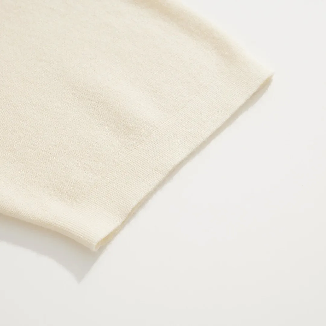 Knit Detail Tee — Photo 11