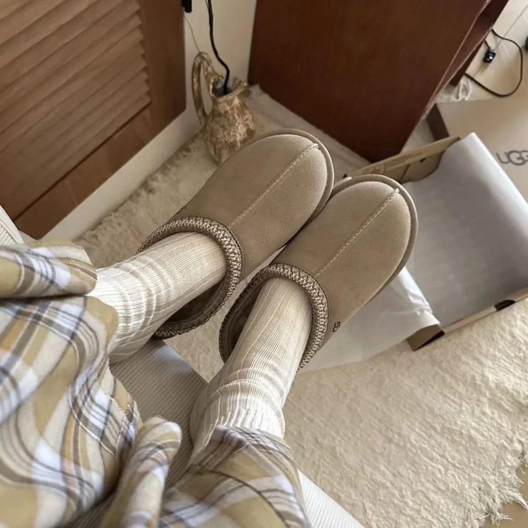 UGG Tasman White Platform Trainers — QC