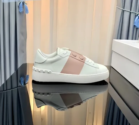Valentino Rockstud Untitled White Skate Shoes — Photo 8