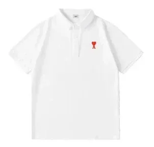 AMI Paris Heart Logo Polo Shirt and Tee Collection — QC