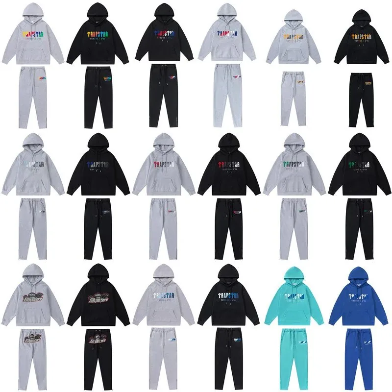 Trapstar Rainbow Gradient Fleece Hoodie Set