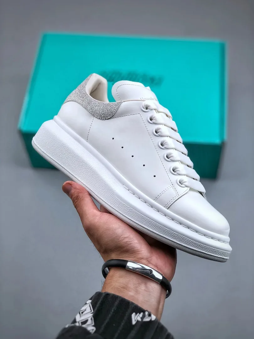 Alexander McQueen Oversized Sneaker White Athletic Sneakers — Photo 7