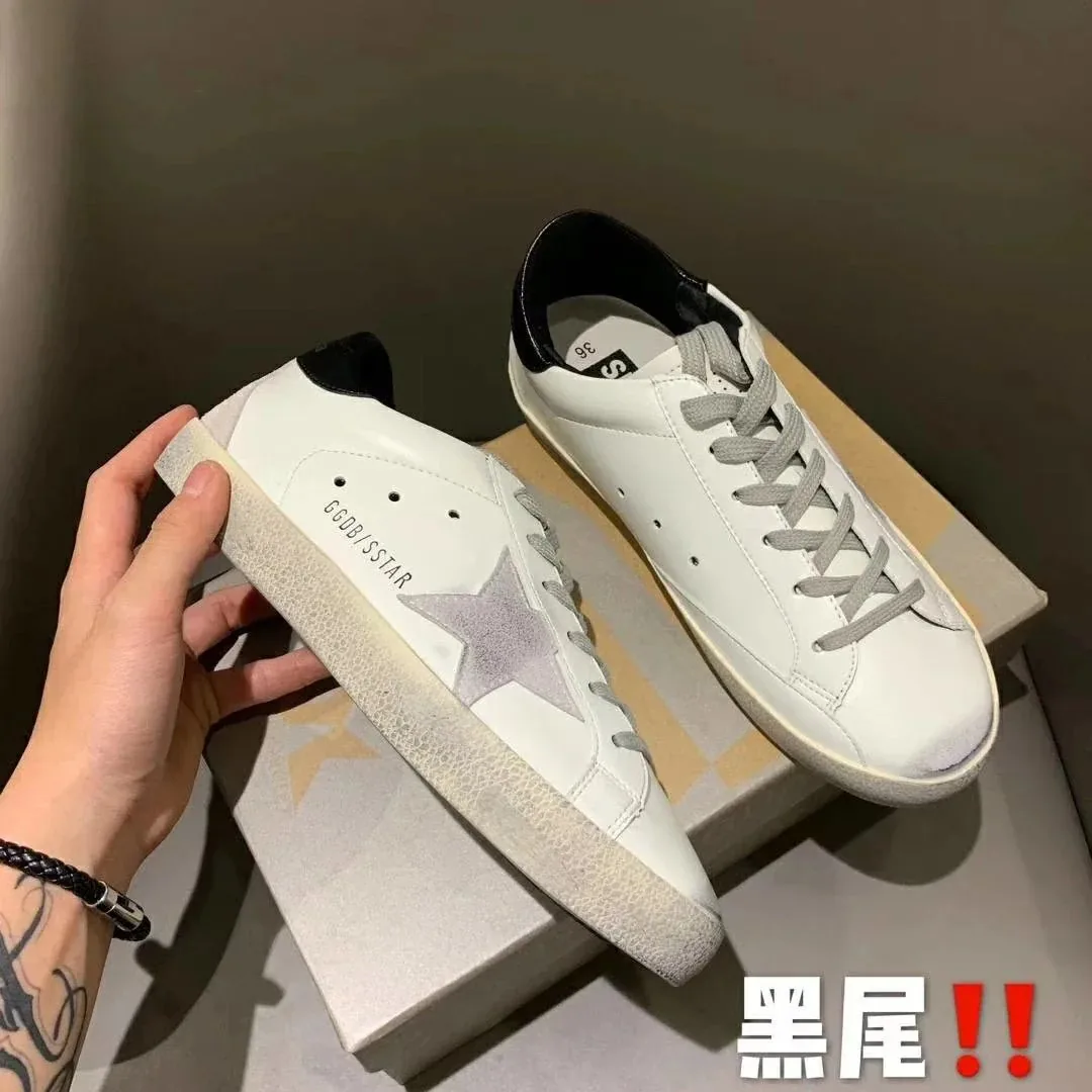 Golden Goose Super-Star Superstar Distressed Sneakers — photo 7
