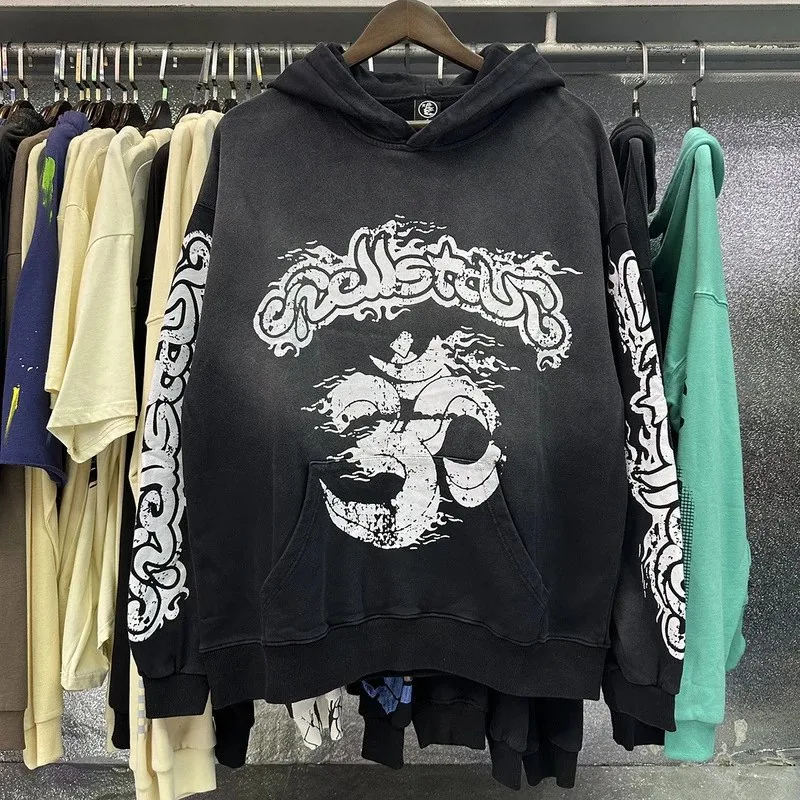 Hellstar Black Skull Hoodie — Photo 5