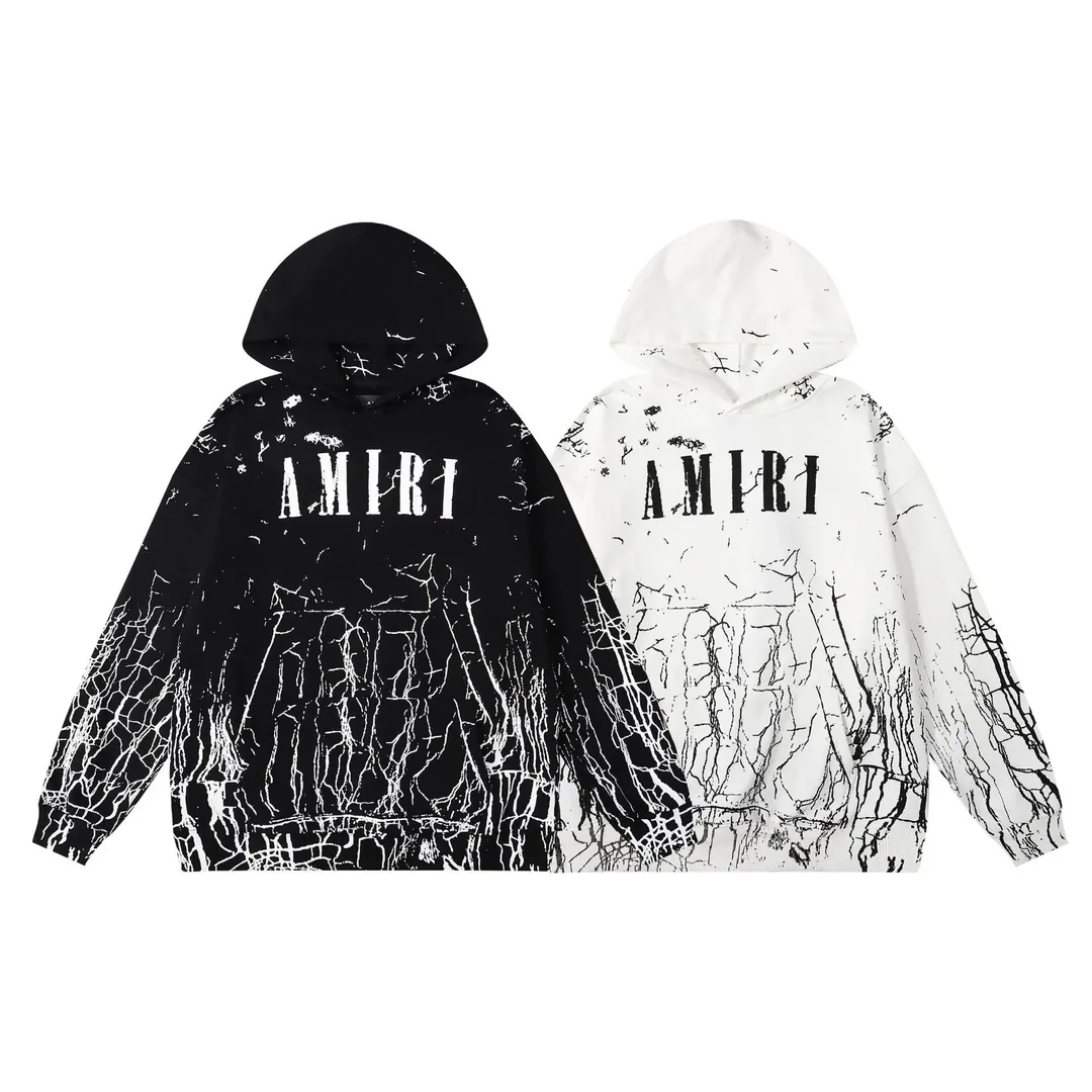 Amiri Cracked Logo Print Cotton Hoodie — photo 5