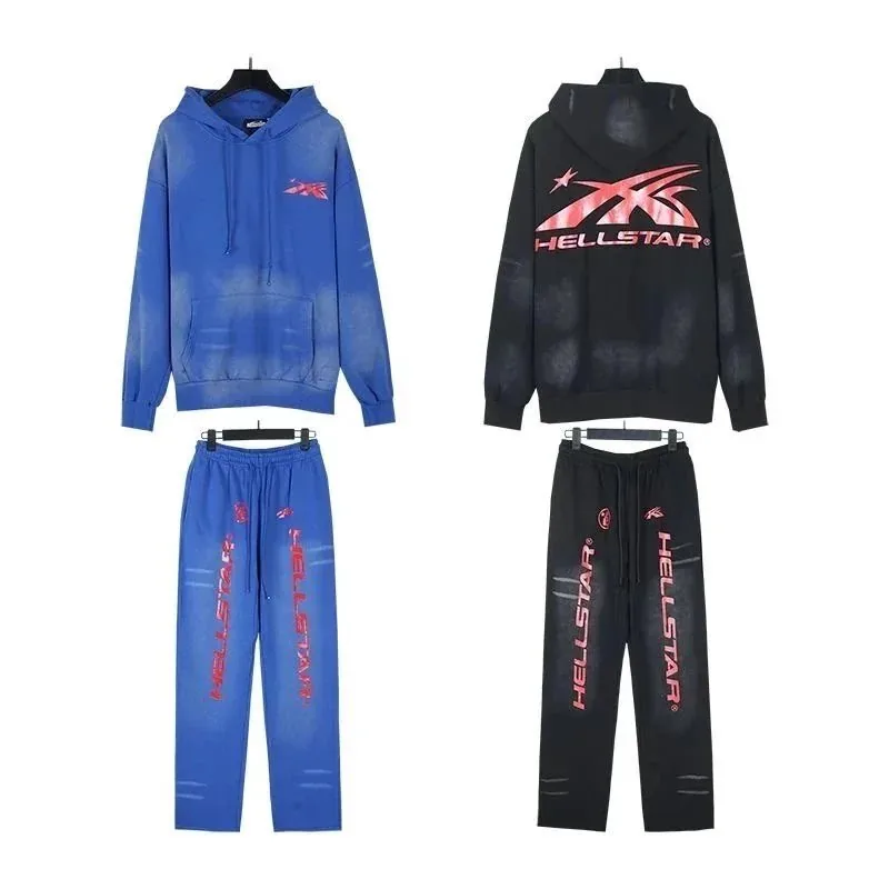 Cotton Hooded Hoodie And Pants Set — Photo 9