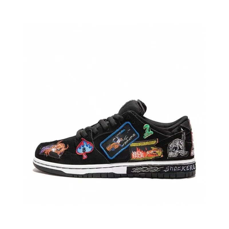 Nike SB Dunk Low Multicolor Lace-Up Runners — Photo 7