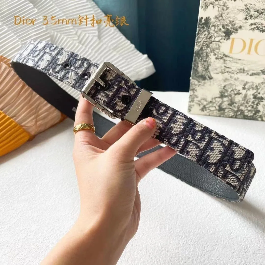Dior Leather Letter Belt — Photo 5