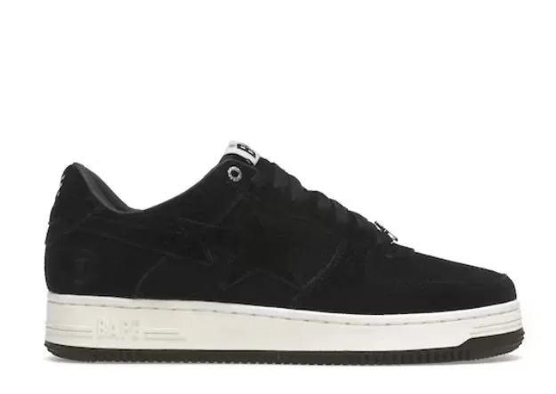Bape Sta Pink Suede Sneakers — Photo 10