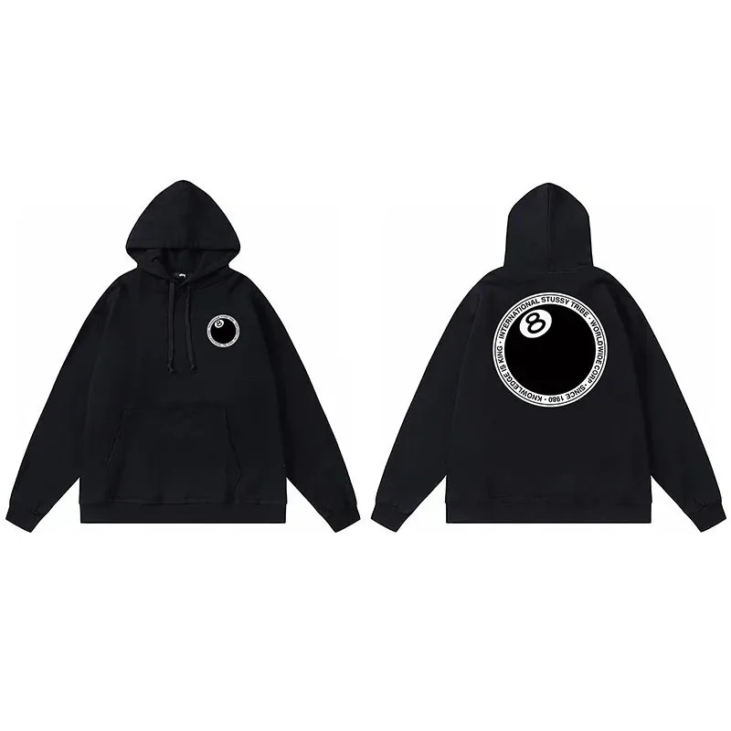 Letter Print Pullover Hoodie — QC