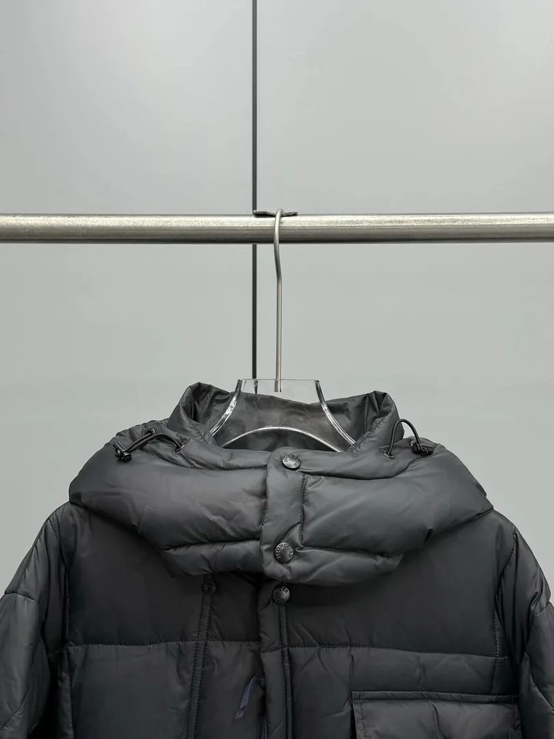 Double Breasted Hooded Puffer Down Jacket — photo 4